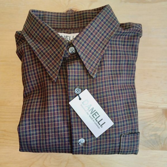 NEW WITH TAGS! Danelli Size Medium Long Sleeved Men's Shirt (4403) - Picture 3 of 8